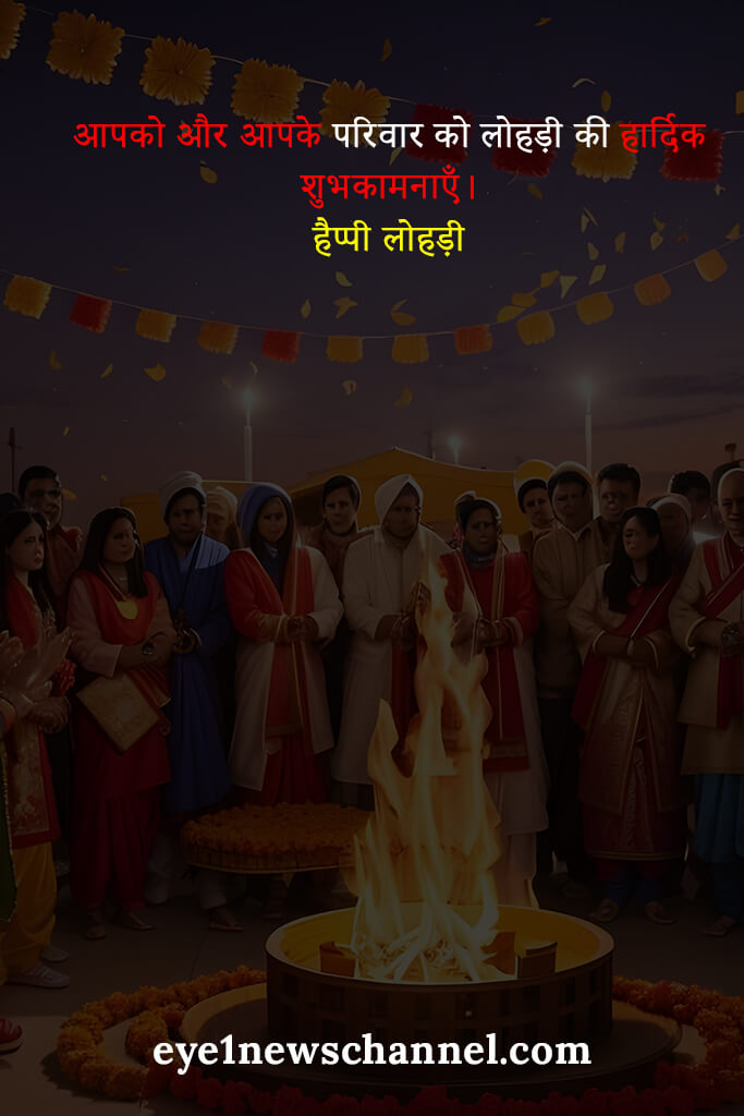 Happy Lohri Wishes in Hindi